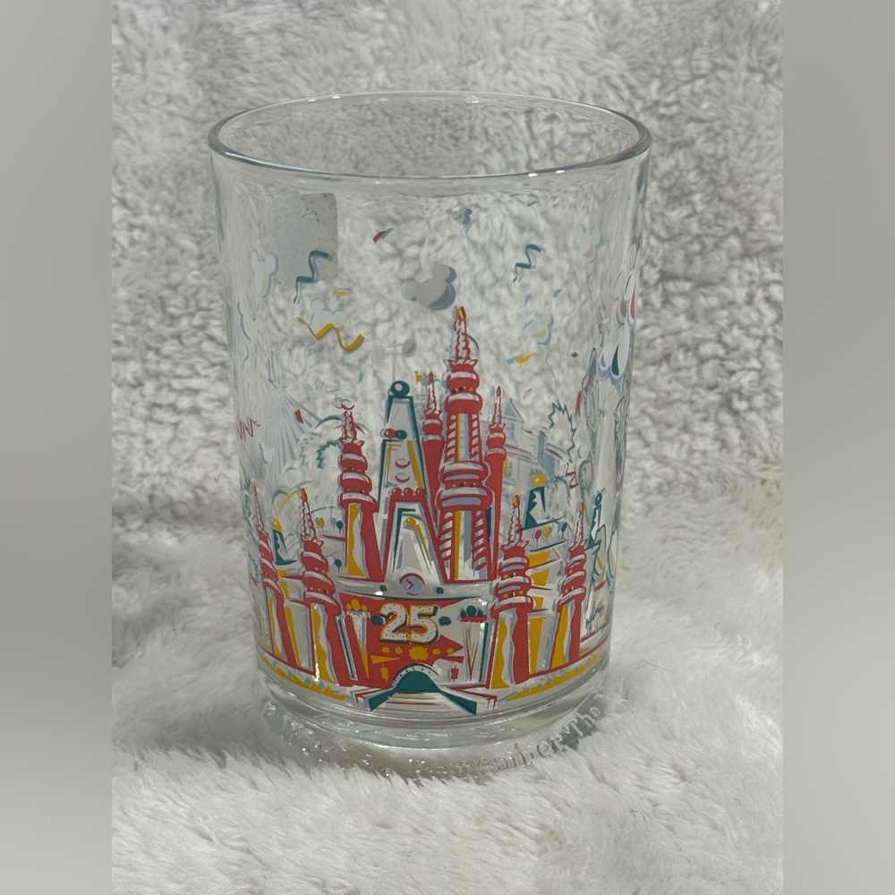 McDonald’s Walt Disney World 100 Years of Magic 25th Anniversary Glass Cup